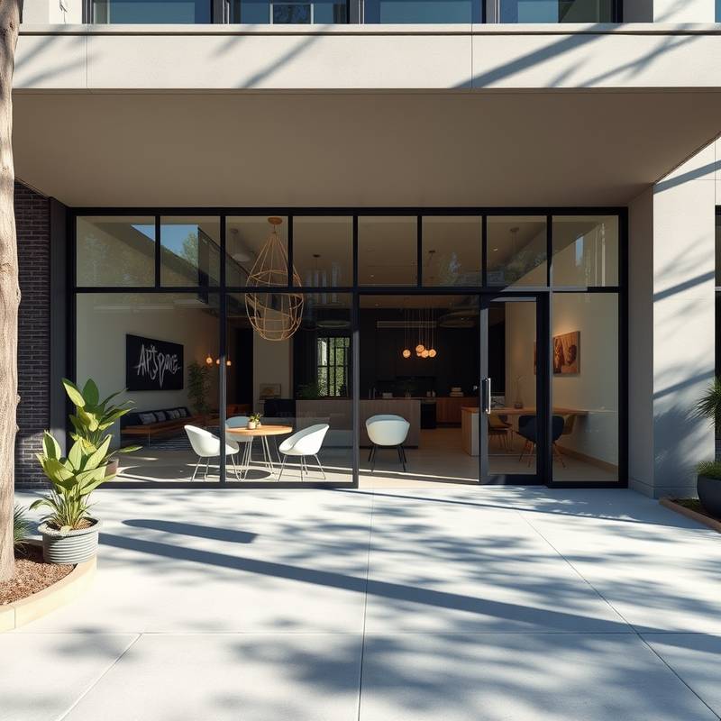 Exterior view of ArtSpace Interiors office building in Sydney, Australia